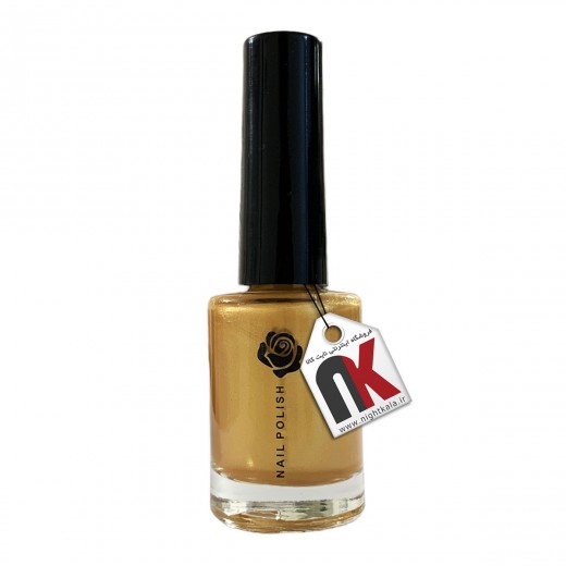 لاک ناخن صدفی گلباران شماره 028 رنگ طلایی متوسط