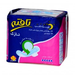 نوار بهداشتی تافته با لایه مشبک ویژه شب نازک سایز بزرگ