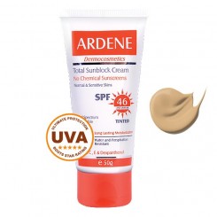 كرم ضدآفتاب آردن SPF46 رنگی فاقد جاذب های شیمیایی